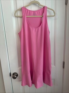 Southern Tide Pink Scoop-Neck Dress